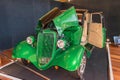 Beautiful vintage green hot rod Ford car