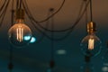 Beautiful Vintage Lighting decor for building interiors Royalty Free Stock Photo