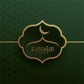 Beautiful vintage ramadan kareem background