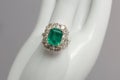 Beautiful vintage ring jewelry on close up
