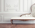 The beautiful vintage sofa Royalty Free Stock Photo