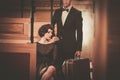 Beautiful vintage style couple