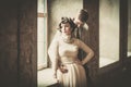 Beautiful vintage style couple