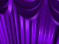 Beautiful violet curtains background