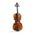 beautiful violin on white background generative AI