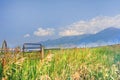 Beautiful Vista of Absaroka Mountain Farm Royalty Free Stock Photo