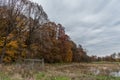 Beautiful fall vista in West Lafayette, Indiana