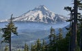 Beautiful Vista of Mount Hood in Oregon, USA.