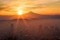 Beautiful Vista of Portland, Oregon Royalty Free Stock Photo