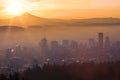 Beautiful Vista of Portland, Oregon Royalty Free Stock Photo