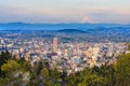 Beautiful Vista of Portland, Oregon Royalty Free Stock Photo