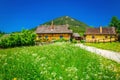 Beautiful Vlkolinec traditional village, Slovakia