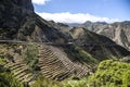 The mountains of the area around Vallehermoso on La Gomera, Spain