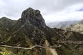 The mountains of the area around Vallehermoso on La Gomera, Spain