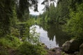 Vrbicke lake in Tatra mountains. Slovakia