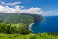 Beautiful Waipio valley in Big Island in Hawaii USA Royalty Free Stock Photo