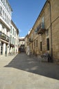 Beautiful Walk Through The Streets With Its Picturesque Buildings In Lugo. Travel, Architecture, Holidays. August 3, 2015. Lugo