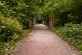 Beautiful walking trail in Piedmont park in Atlanta, GA Royalty Free Stock Photo