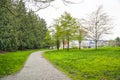 Beautiful walks at Gasworks Park in Seattle - SEATTLE / WASHINGTON - APRIL 11, 2017