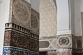 Beautiful wall decoration in the Grande Mosquee de Paris Royalty Free Stock Photo