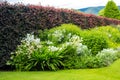 Beautiful walled garden, UK Royalty Free Stock Photo