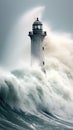 Beautiful wallpaper of lighthouse Royalty Free Stock Photo