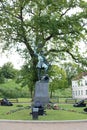 The beautiful war monument in Fredericia Royalty Free Stock Photo