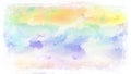 Abstract water colored background in pastel colors