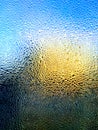 Beautiful water condensation on window