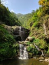 Beautiful water falls in the Rock Garden Royalty Free Stock Photo