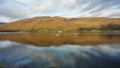 Beautiful water reflection of Loch Linnhe, Fort William, Scottish Highlands, United Kingdom.