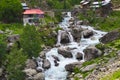 Beautiful water stream picture from the northern area of Pakistan