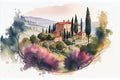 Tuscany scene lanscape