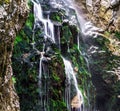 Beautiful waterfall in austrian Alps Royalty Free Stock Photo