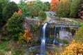 Beautiful waterfall in autumn colors Royalty Free Stock Photo