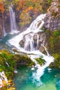 Waterfalls, Plitvice National Park, Croatia Royalty Free Stock Photo