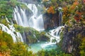 Waterfalls, Plitvice National Park, Croatia Royalty Free Stock Photo