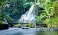 beautiful waterfall at the northern of Thailand,Tropical rain forest landscape Royalty Free Stock Photo