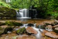 Waterfall in the Brecon Beacons National Park Royalty Free Stock Photo