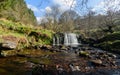 Waterfall in Brecon Beacons Royalty Free Stock Photo