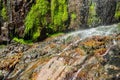 Beautiful waterfall in Caucasus mountains in Adjara, Georgia Royalty Free Stock Photo