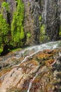 Beautiful waterfall in Caucasus mountains in Adjara, Georgia Royalty Free Stock Photo