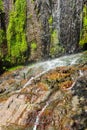 Beautiful waterfall in Caucasus mountains in Adjara, Georgia Royalty Free Stock Photo