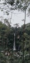 beautiful waterfall at Curug orok Cikajang Royalty Free Stock Photo