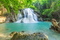 Beautiful waterfall in deep forest Royalty Free Stock Photo