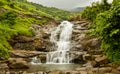 Beautiful Waterfall background with greenery