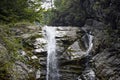 A beautiful waterfall in the forest Royalty Free Stock Photo