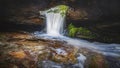 The beautiful waterfall in forest