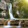 Beautiful waterfall Royalty Free Stock Photo