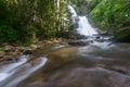 Beautiful waterfall at Inthanon mountain, Chiang Mai province, T Royalty Free Stock Photo